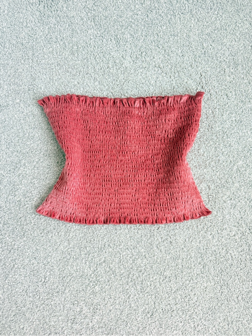 Hollister Smocked Tube Top - Pink